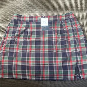 Crown & Ivy Tartan Mini Skirt - Red, Green, Navy